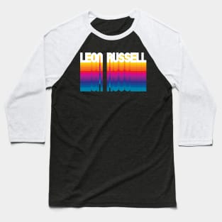 Retro Leon Proud Name Personalized Gift Rainbow Style Baseball T-Shirt